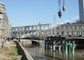 Construção de aço pré-fabricada galvanizada do período da ponte de Q235B Bailey multi fornecedor