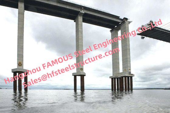 CHINA Fabricação tranquila pré-fabricada móvel da coluna de apoio do limite do cais da ponte do aço estrutural fornecedor